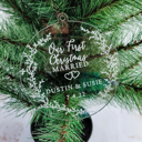  Our First Christmas Ornament, Newlywed Ornament