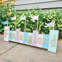 11-15 Characters Themepark Sign, Kids Room Decor