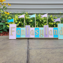 11-15 Characters Themepark Sign, Kids Room Decor