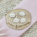  Grandkids Magnet, Wood Family Magnet, Grandma's Little Dumplings
