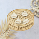  Grandkids Magnet, Wood Family Magnet, Grandma's Little Dumplings