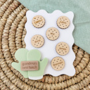  Grandkids Magnet, Wood Family Magnet, Mothers Day Personalized Gift, Grandparents Day Gift, Gift for Grandma