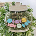  Grandkids Magnet, Acrylic Family Magnet, Mothers Day Personalized Gift, Grandparents Day Gift, Gift for Grandma
