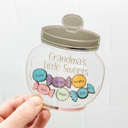  Grandkids Magnet, Acrylic Family Magnet, Mothers Day Personalized Gift, Grandparents Day Gift, Gift for Grandma