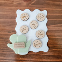  Grandkids Magnet, Wood Family Magnet, Mothers Day Personalized Gift, Grandparents Day Gift, Gift for Grandma