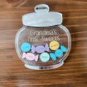  Grandkids Magnet, Acrylic Family Magnet, Mothers Day Personalized Gift, Grandparents Day Gift, Gift for Grandma