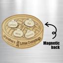  Grandkids Magnet, Wood Family Magnet, Grandma's Little Dumplings