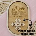  Mother's Day Puzzle Magnet, Personalized Mothers Day Gift, Custom Gift for Mom