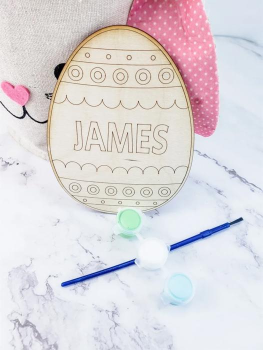 Personalized Easter Egg Craft Activity