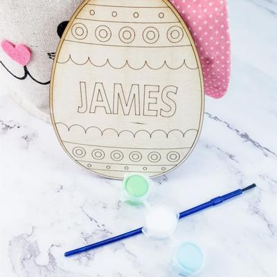 Personalized Easter Egg Craft Activity