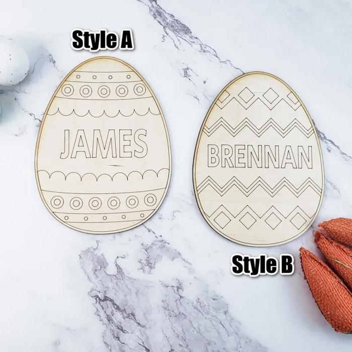 Personalized Easter Egg Craft Activity