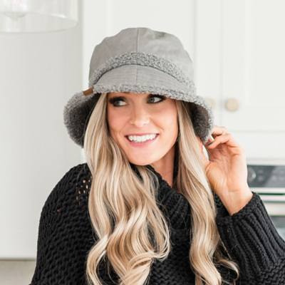 C.C� Sherpa Accent Reversible Bucket Hats