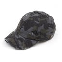 Black Camo C.C� Cotton Ponytail Criss Cross Caps