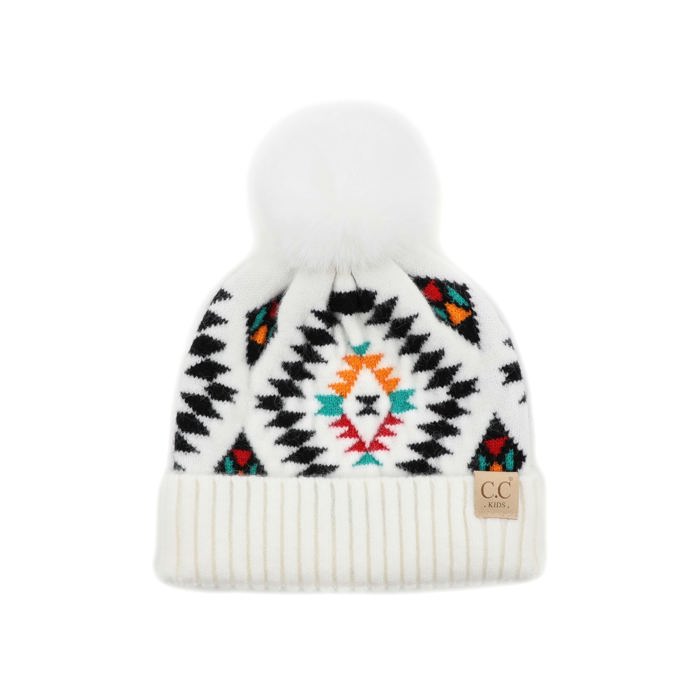 C.C® Beanie Baby & Kids Size Southwestern Print Accessories Hats