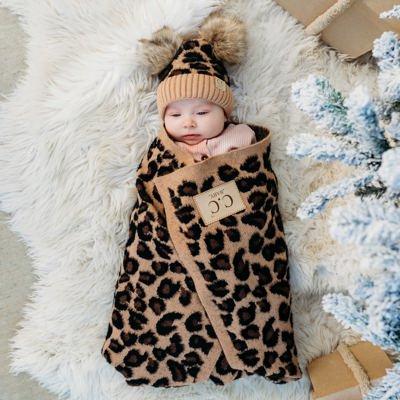 C.C� Baby Leopard Blanket