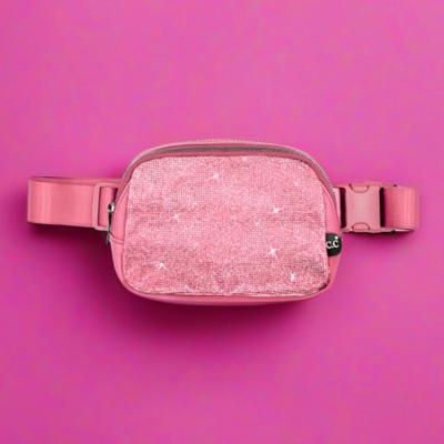 C.C� Brand Rhinestone Fanny Pack -Cross Body Bag