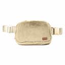 Beige C.C� Winter Vibes Fanny Pack Belt Bag, One Size