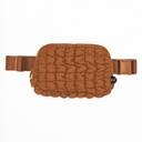 Rust C.C� Quilted Puffer Fanny Pack, Adjustable