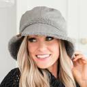 Grey - Youth - Adult C.C� Sherpa Accent Reversible Bucket Hats