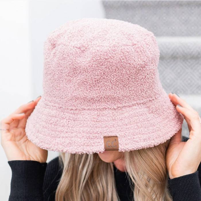 C.C� Sherpa Accent Reversible Bucket Hats