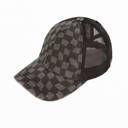 Black - Youth - Adult C.C� Checkered Ponytail Hats Criss Cross Style Women Cap