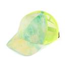 Mint - Youth - Adult C.C® Beanie Diamond Dyed Messy Bun Pony Cap Adjustable Trucker Hats