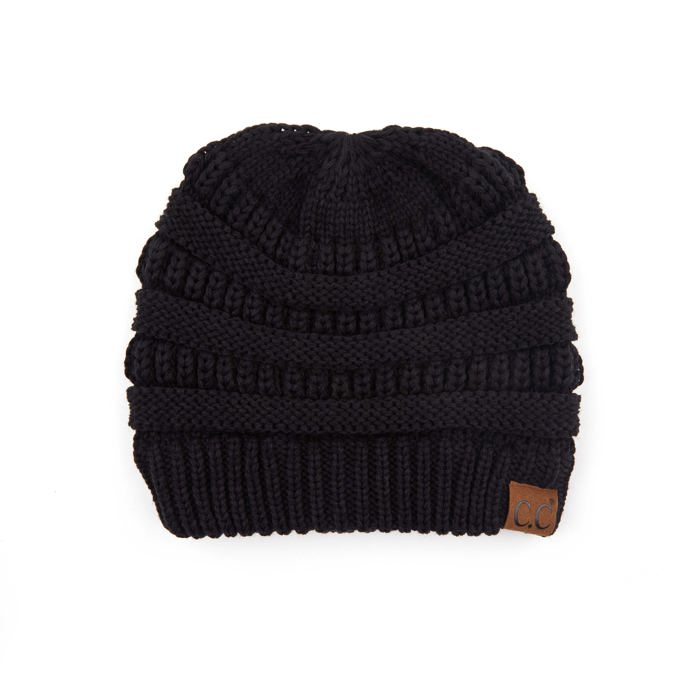 C.C® Beanie Criss-Cross Pony Hats