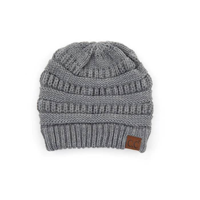 C.C® Beanie Criss-Cross Pony Hats