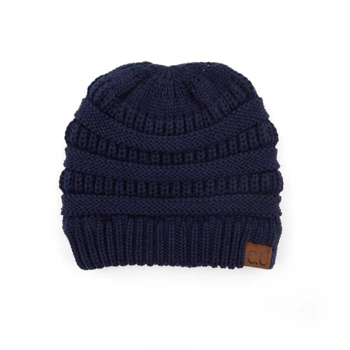 C.C® Beanie Criss-Cross Pony Hats