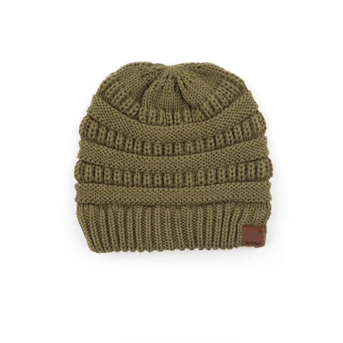C.C® Beanie Criss-Cross Pony Hats