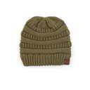 Olive C.C® Beanie Criss-Cross Pony Hats