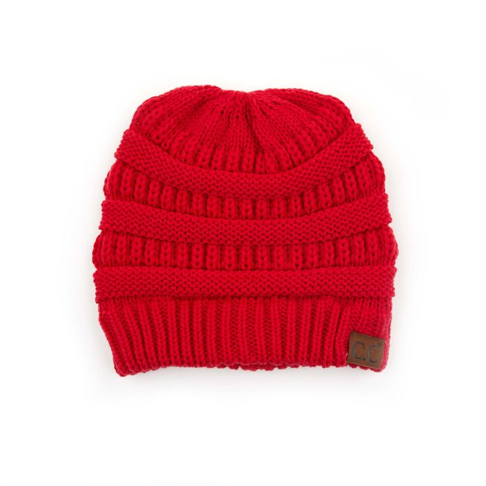 C.C® Beanie Criss-Cross Pony Hats