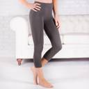 Charcoal (Grey) - Pant Size 0-8 Capri Leggings Casual and Workout