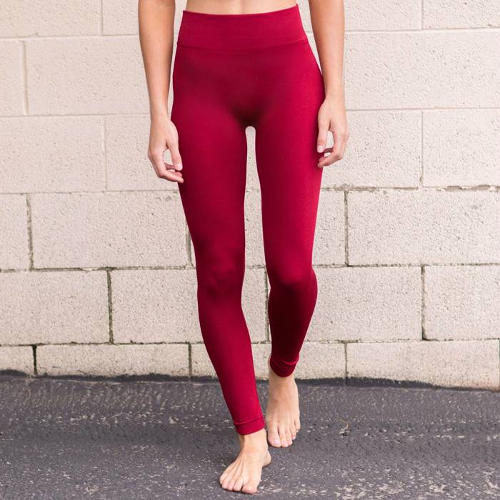 Slimming Fleece Lined Leggings- Truly Contagious