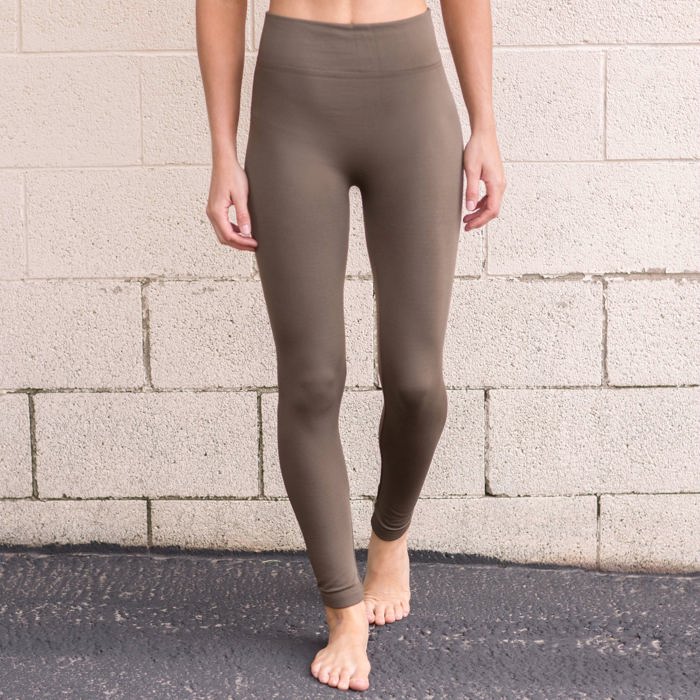 Slimming Fleece Lined Leggings- Truly Contagious