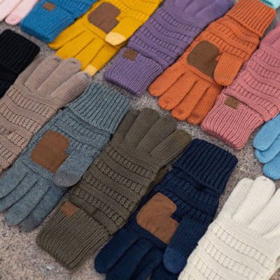 C.C® Gloves Phone Touchscreen Tech Unisex, Adult Junior