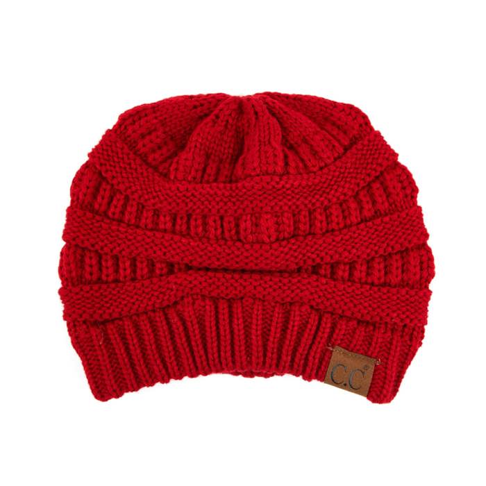 C.C® Beanie Popular Lined Cable Knit Skully Hats