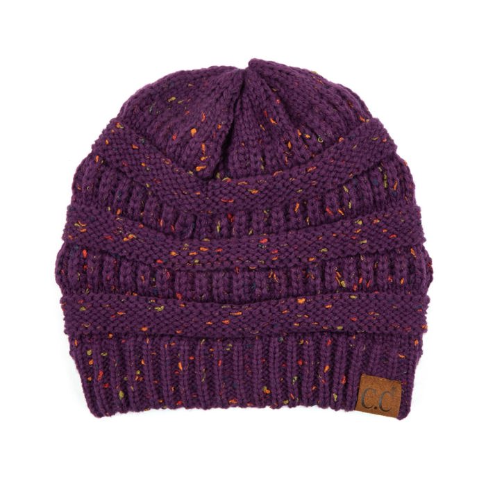 C.C® Beanie Cozy Confetti Cable Knit Skully Hats