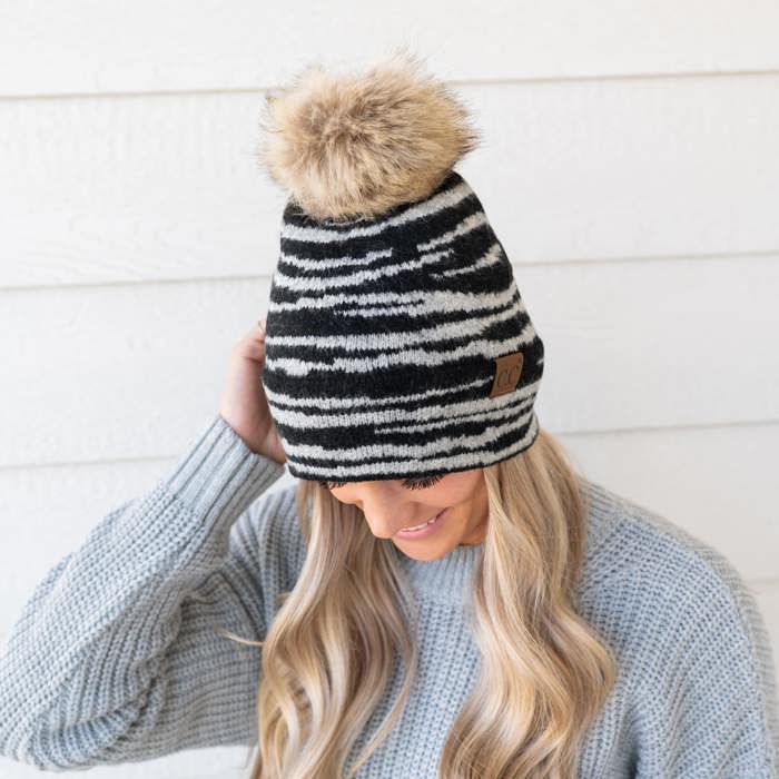 C.C® Beanie Animal Print Winter Hats