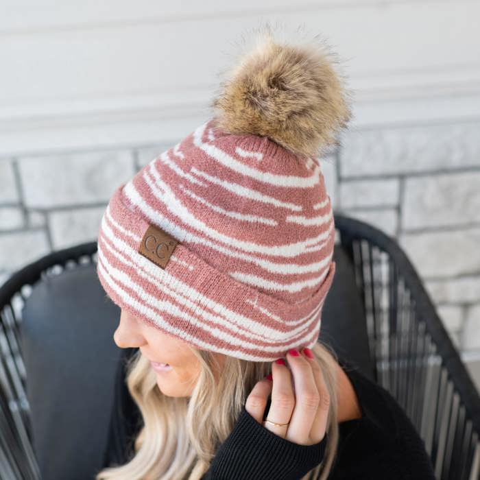 C.C® Beanie Animal Print Winter Hats