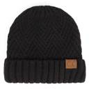 Black | Youth - Adult C.C® Beanie Lined Quality  Wool Hats