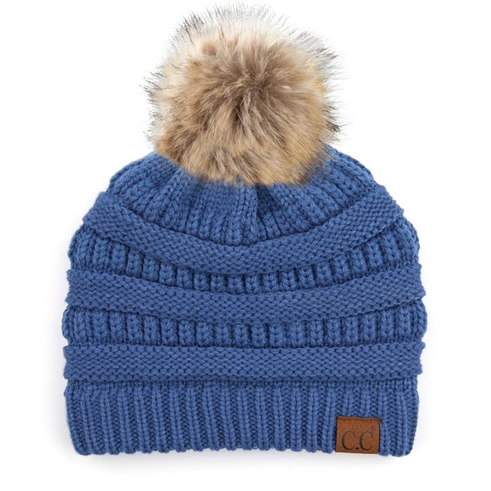 C.C® Beanie Cable-Knit Pom Accessories Hats for Gifts, Women, Teens Girls