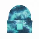 Deep Teal/Sea Green C.C® Beanie Tie-Dye Unisex Hats, One Size