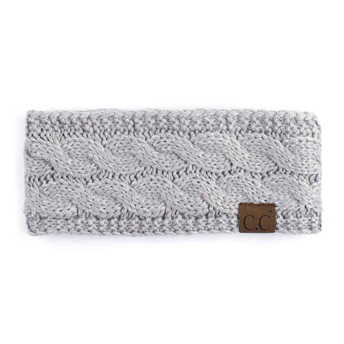 C.C® Confetti Metallic Lined Head Wrap for Women Teen