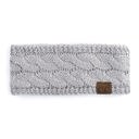Metallic Silver C.C® Confetti Metallic Lined Head Wrap for Women Teen