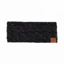 Black C.C® Confetti Metallic Lined Head Wrap for Women Teen