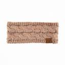 Taupe C.C® Confetti Metallic Lined Head Wrap for Women Teen