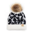 Ivory - Ages 1-5 C.C® Beanie Leopard Accessories Hats, Ages 1-5