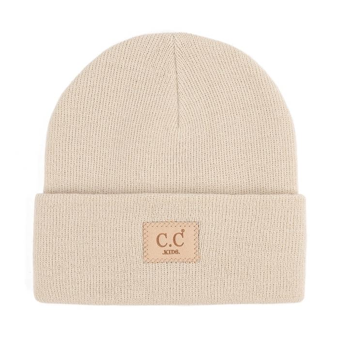 C.C® Kids Beanie Unisex Ribbed Hats Accessories, Ages 1-5