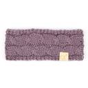 Violet - Ages 1-5 C.C® Kids Sherpa Lined Head Wrap Accessories, 1-5 Years